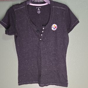 SteelersWomen's Tee with Rhinestones